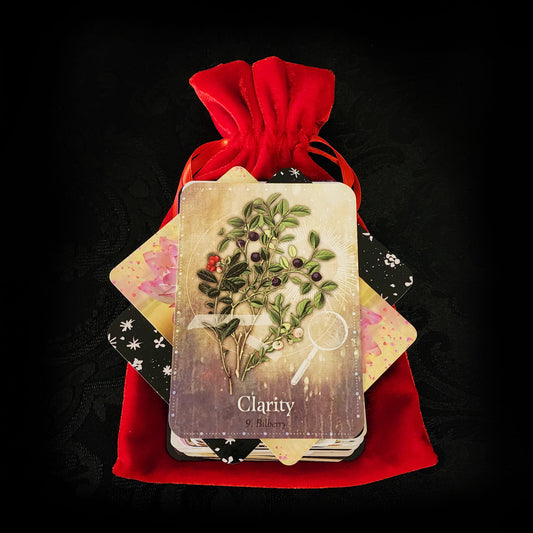Mixed Tarot and Oracle Card Collection Red Velvet 50 Cards
