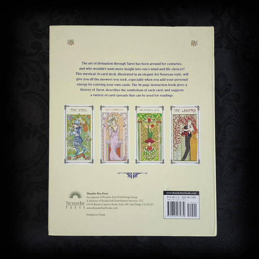 Color Your Own Tarot Book and Deck Set