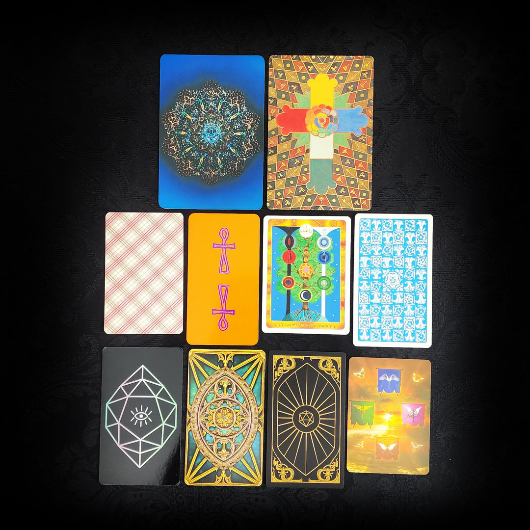 10 Mixed Death Tarot Cards