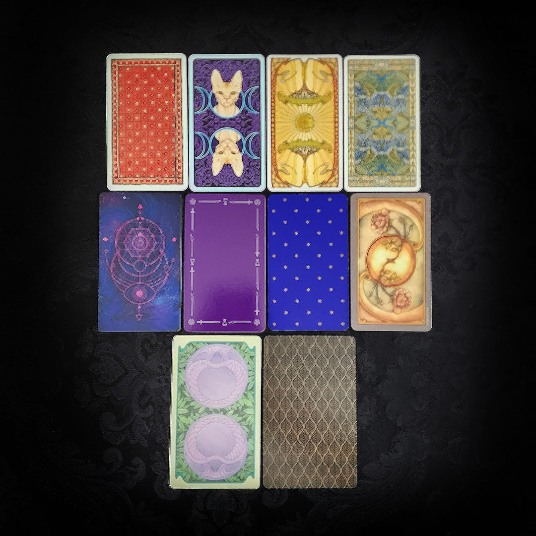 10 Mixed The Moon Tarot Cards