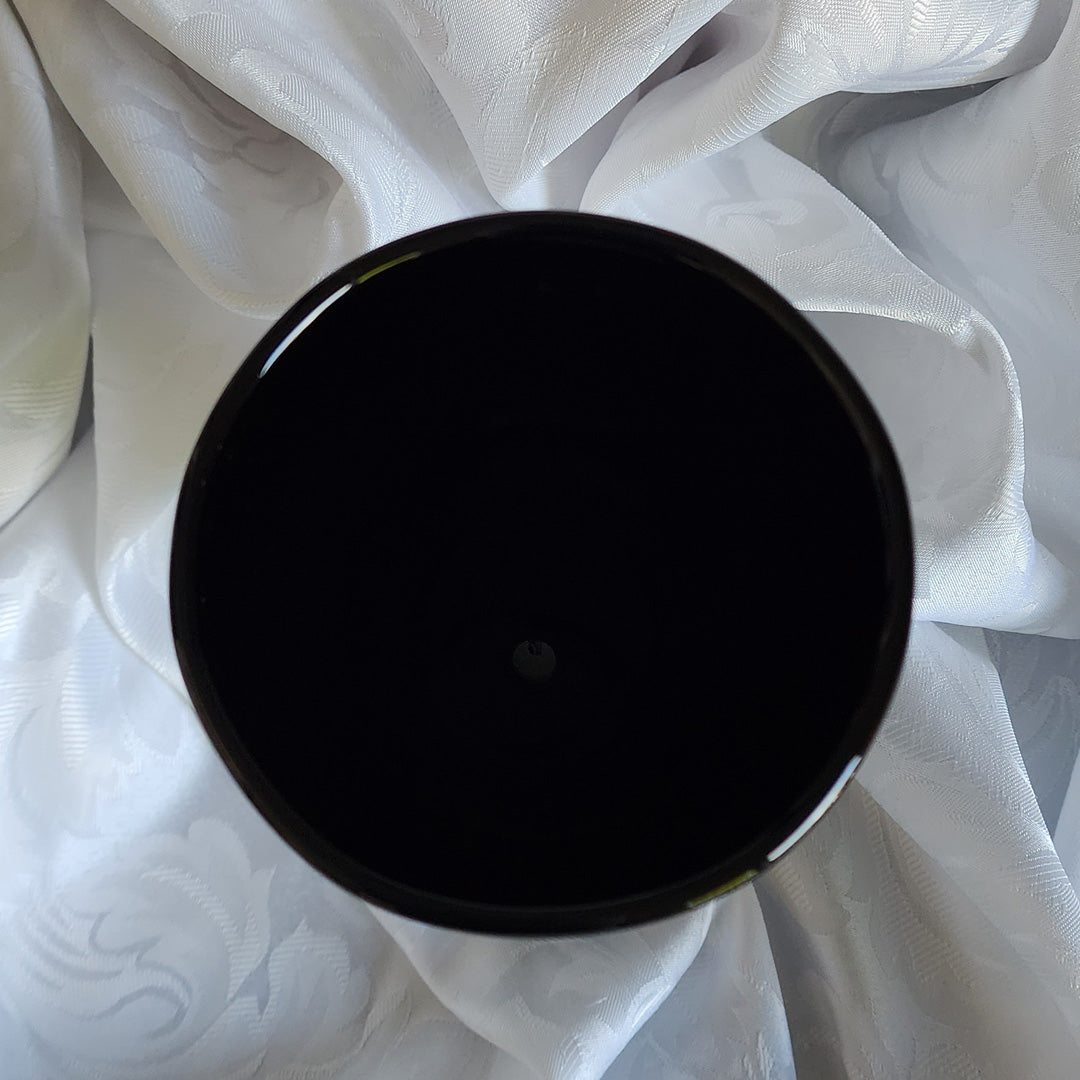 Black Monarch Daisy Goblet