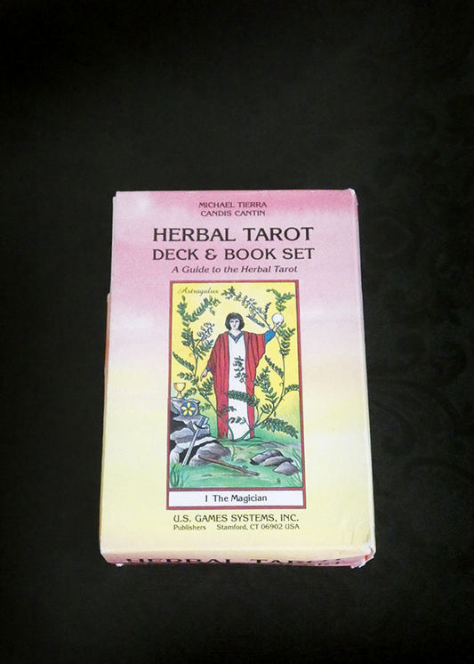 Herbal Tarot Deck and Book Set