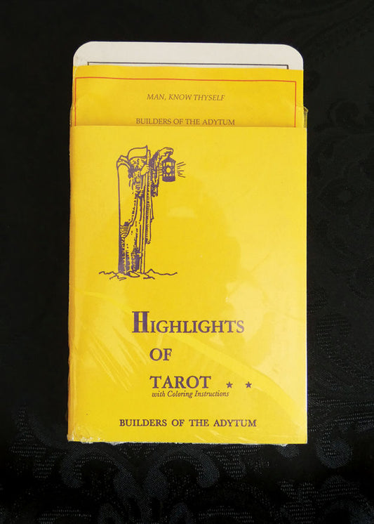 Builders Of The Adytum Tarot Deck Major Arcana Larger Edition