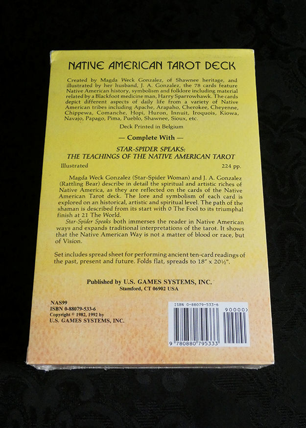Native American Tarot Deck & Book Set