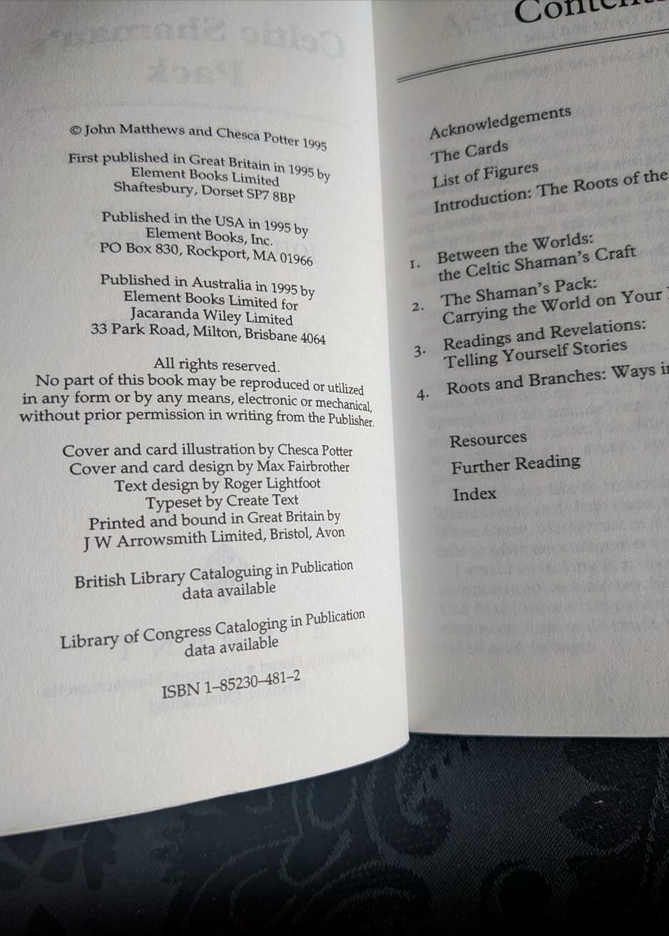 Celtic Shaman's Pack Guidebook, The