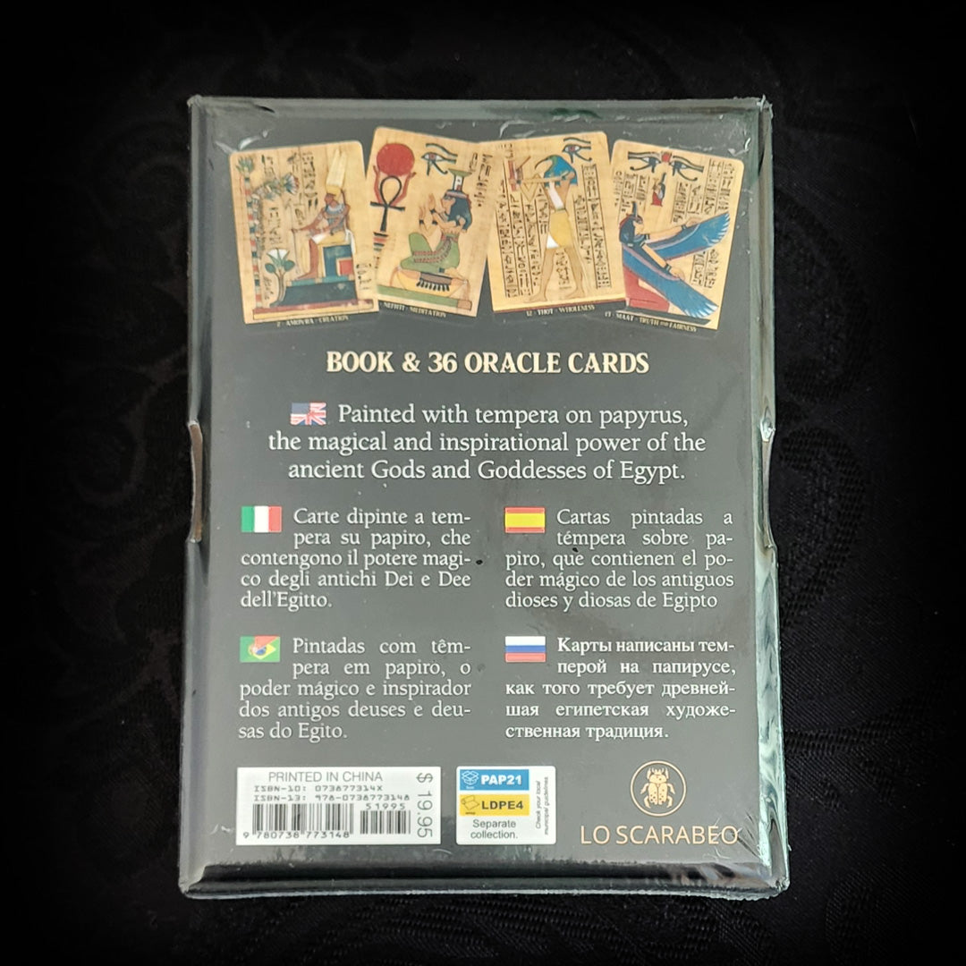 Cartes Oracle des Dieux Égyptiens