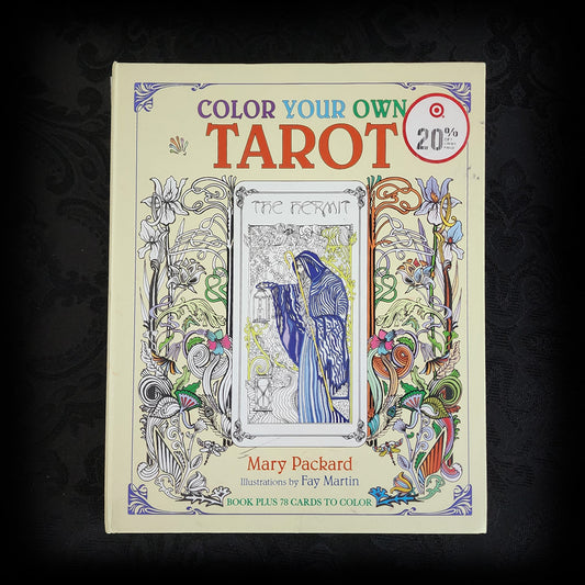 Color Your Own Tarot Book and Deck Set
