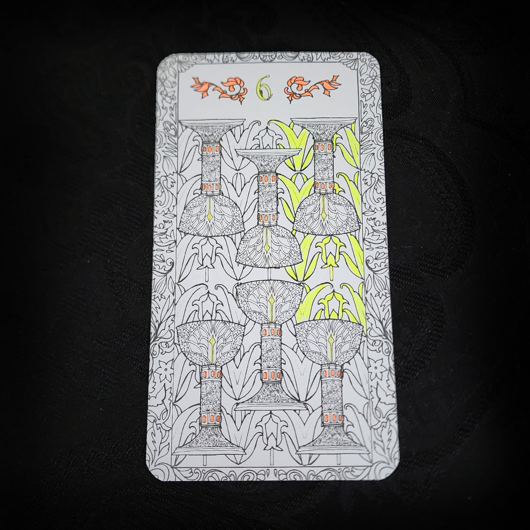 Color Your Own Tarot Book and Deck Set