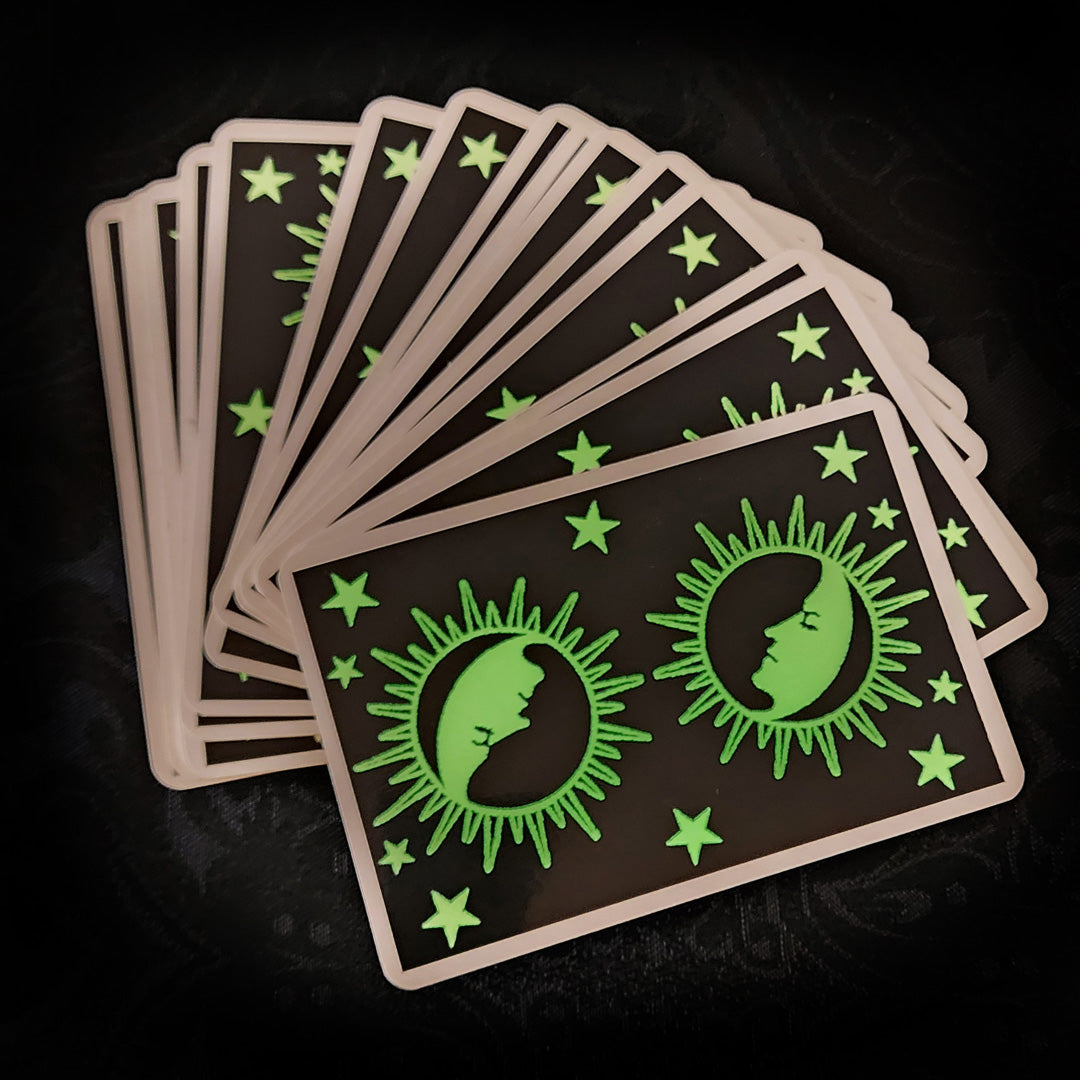 Glow In The Dark Tarot: 22 Major Arcana Cards First Edition