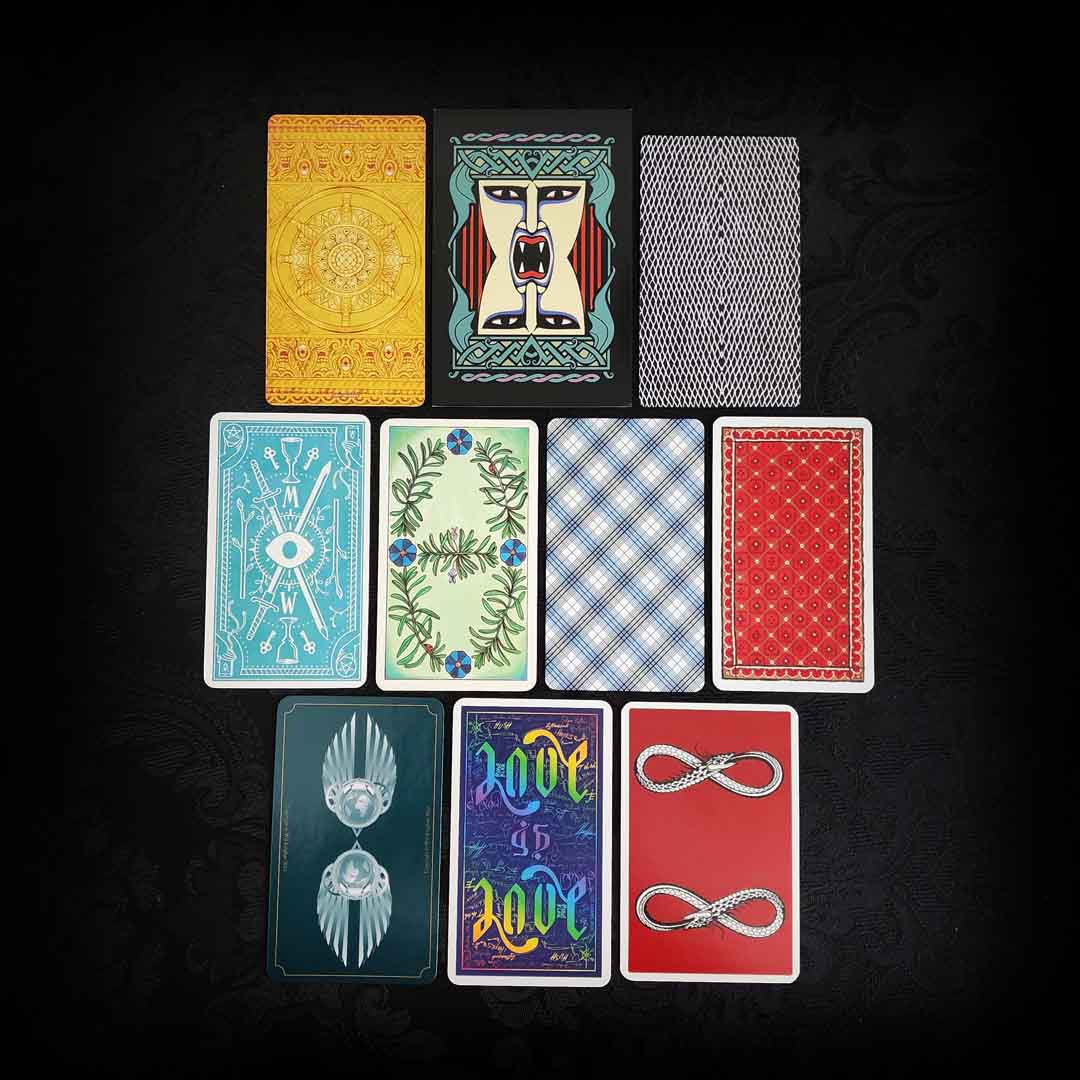 10 Mixed The Moon Tarot Cards