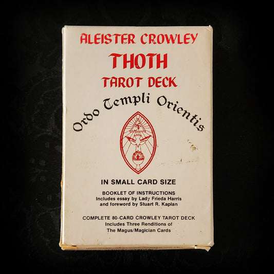 Aleister Crowley Thoth Tarot Deck Ordo Templi Orientis 1987 (sealed cards)