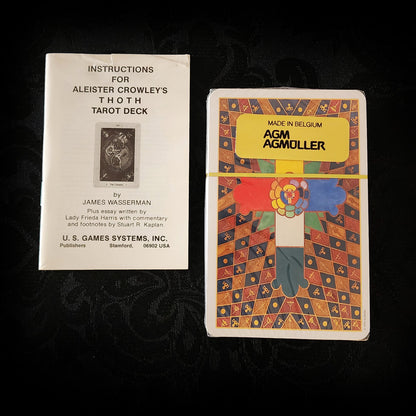 Aleister Crowley Thoth Tarot Deck Ordo Templi Orientis 1987 (sealed cards)