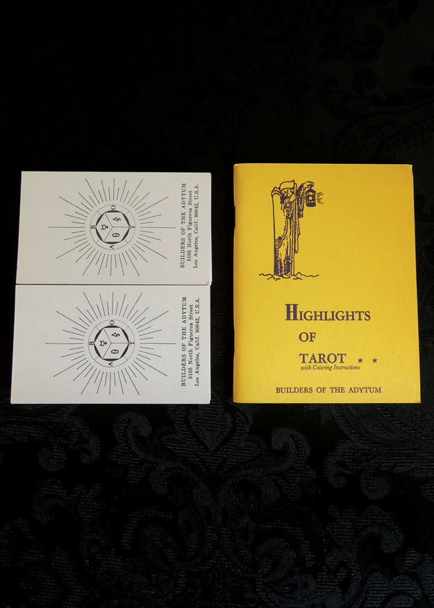 Le jeu de Tarot complet des Builders Of The Adytum