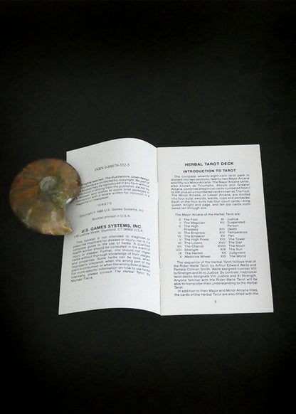 Herbal Tarot Deck and Book Set