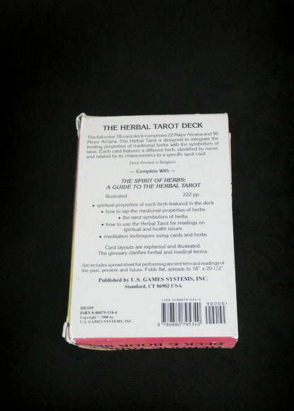 Herbal Tarot Deck and Book Set