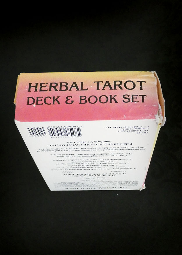 Herbal Tarot Deck and Book Set