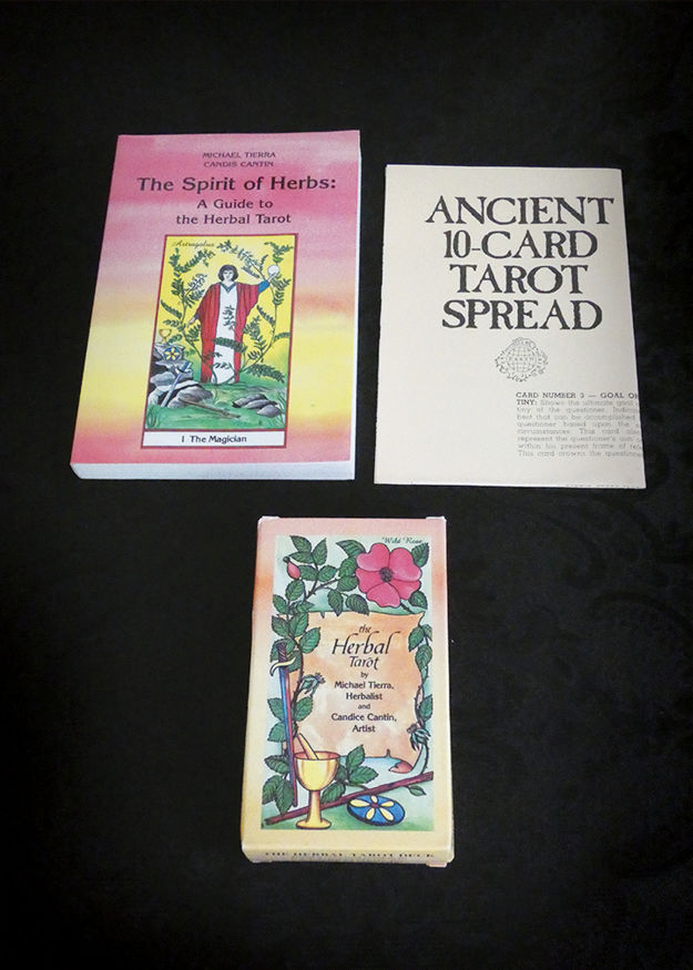 Herbal Tarot Deck and Book Set