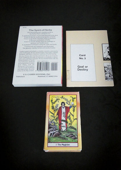 Herbal Tarot Deck and Book Set