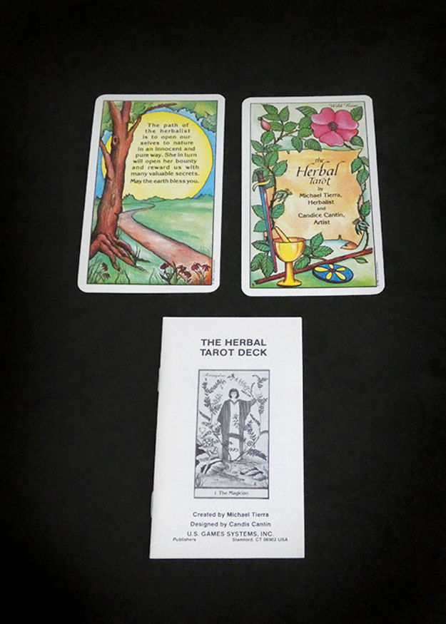 Herbal Tarot Deck and Book Set