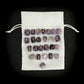 Amethyst Elder Futhark Rune Stone Set