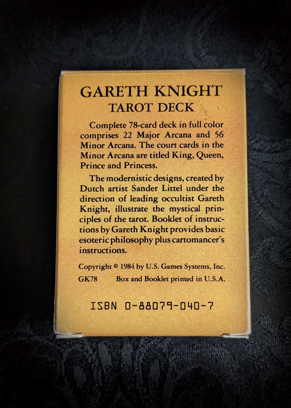 Gareth Knight Tarot Deck
