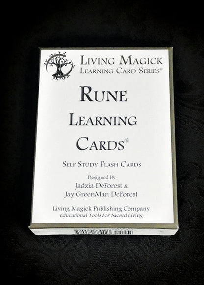 Série de cartes pédagogiques Living Magick Cartes pédagogiques sur les runes