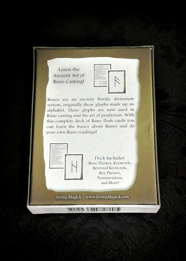 Série de cartes pédagogiques Living Magick Cartes pédagogiques sur les runes