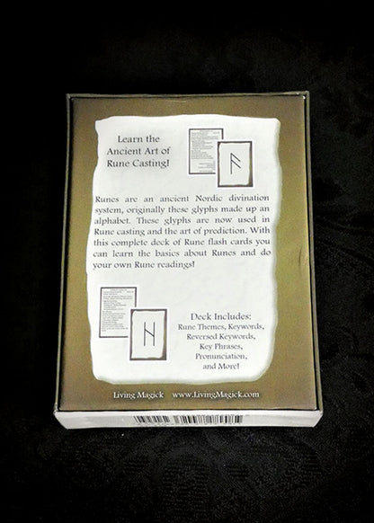 Série de cartes pédagogiques Living Magick Cartes pédagogiques sur les runes