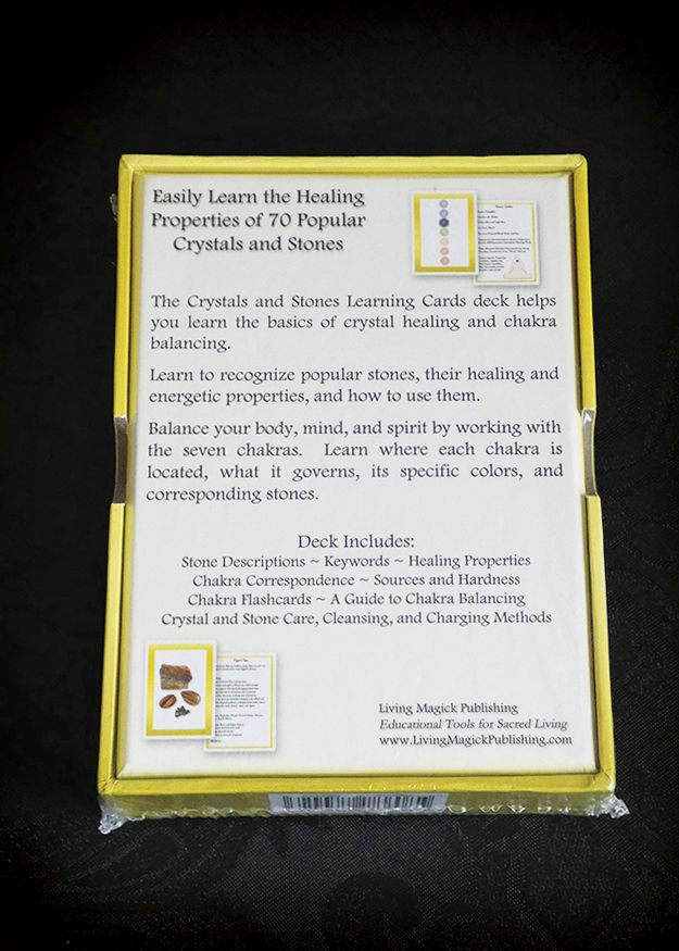 Série de cartes d'apprentissage Living Magick – Cristaux et Pierres
