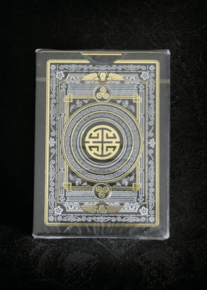 Mythical Creatures - Black Silver & Gold Edition Playing Cards