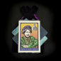 Collection de cartes de tarot et d'oracle (50 cartes) en velours violet