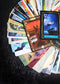 Mixed Tarot and Oracle Card Collection Silver Velvet 50 Cards