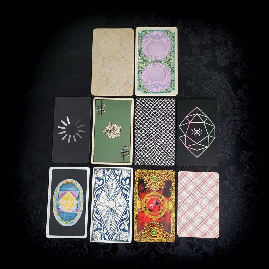 10 Mixed Temperance Tarot Cards