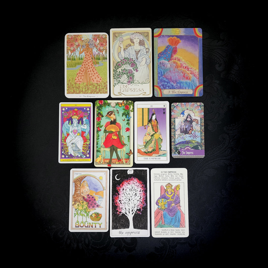 10 Mixed The Empress Tarot Cards