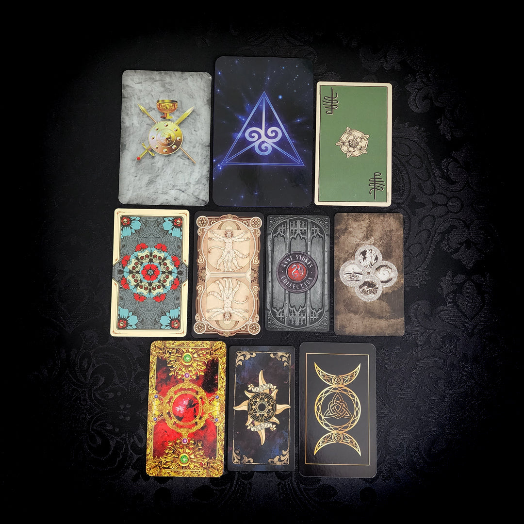10 Mixed The Wheel of Fortune Tarot Cards