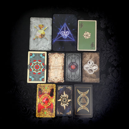 10 Mixed The Wheel of Fortune Tarot Cards