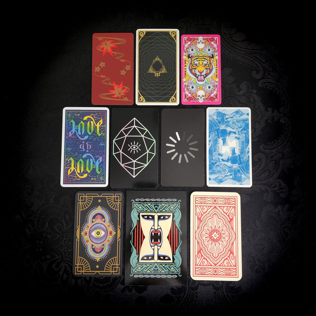 10 Mixed The Hanged Man Tarot Cards