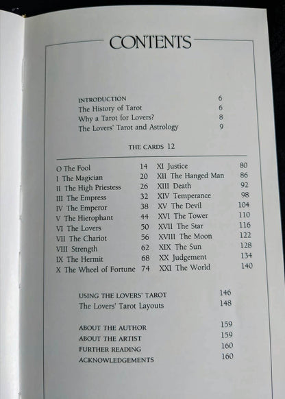 Guide du Tarot des Amoureux, Affaires de Cœur