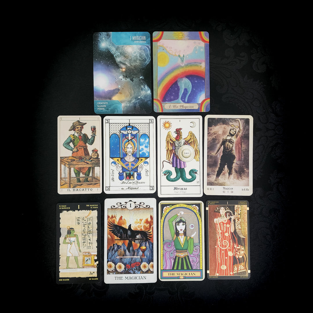 10 Mixed The Magician Tarot Cards