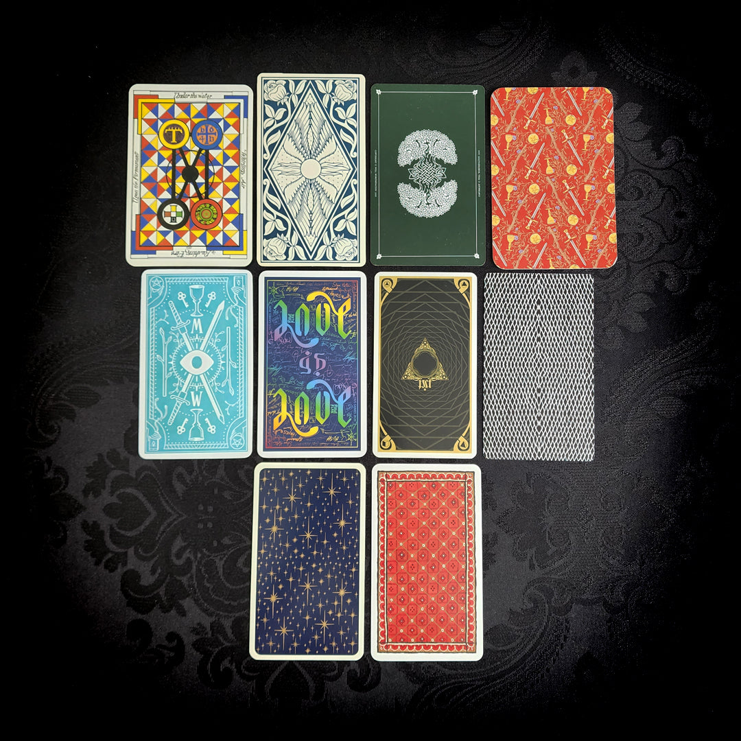 10 Mixed The Moon Tarot Cards