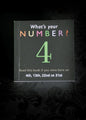 What's Your Number? #4