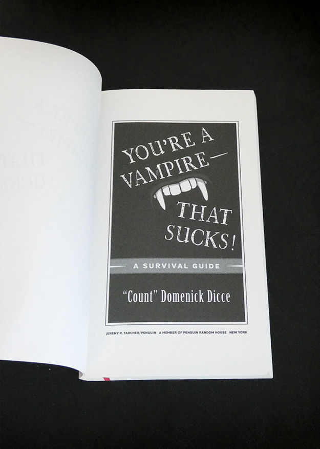 You're A Vampire: That Sucks!